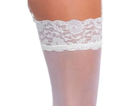 Stockings white XL - 5