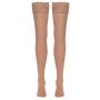 Pończochy z koronką Cottelli LEGWEAR cieliste L - 7
