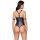 Body sznurkowe Ouvert Cottelli BONDAGE czarne M