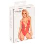 Body erotyczne kissable czerwone koronkowe S/M - 7