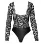 Noir lace body M - 9
