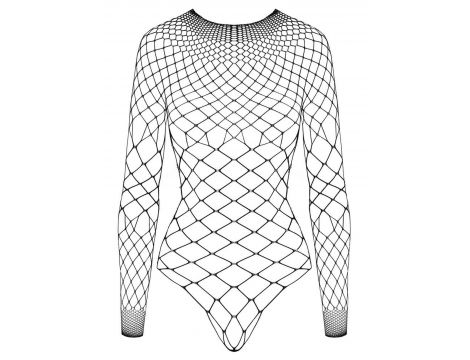 Body siatkowe z dżetami Fantasy Cottelli czarne S L - 7