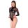 Body erotyczne transparentne Noir Cross M