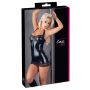 Sukienka wet look halter Cottelli PARTY czarna L - 7