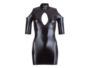 Sukienka mini cold shoulder Cottelli PARTY czarna L