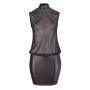 Sukienka mini Cottelli Curves transparentna czarna XL - 2