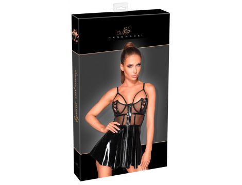 Vinyl Mini Dress S - 6