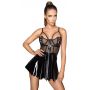 Vinyl Mini Dress S - 4