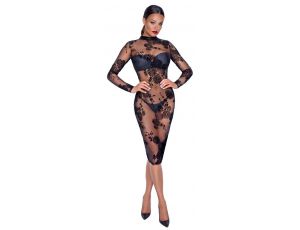 Dress Flock Print L