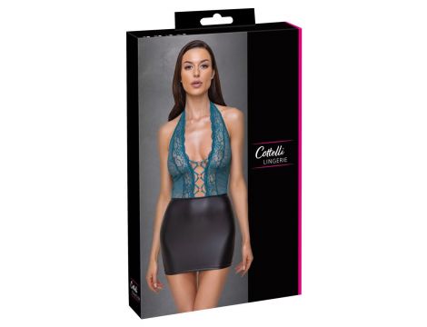 Dress black/teal XL - 8