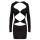 Mini dress black XL