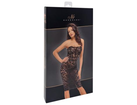 Noir Dress Lace L - 5