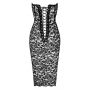 Noir Dress Lace L - 7