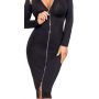 Body Cottelli BONDAGE z otwartym krokiem i kajdankami czarne XL - 8