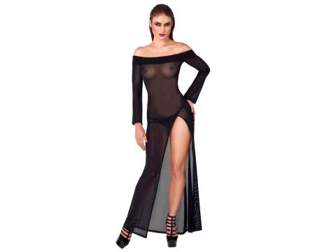 Noir Dress Long L - 3