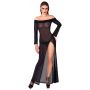 Noir Dress Long L - 4