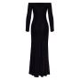 Noir Dress Long L - 5