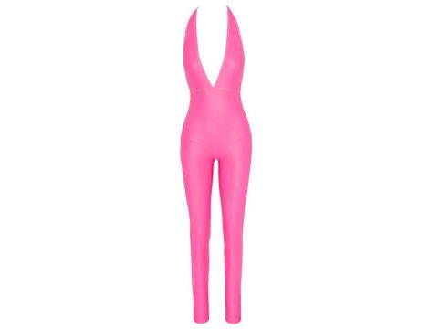 Jumpsuit hot pink M - 5