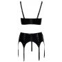 Vinyl Shelf Bra Set XL - 7