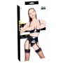Vinyl Shelf Bra Set XL - 8