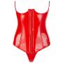 Vinyl Corset red XL - 7