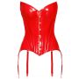 Vinyl Corset red M - 9