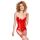 Vinyl Corset red XL