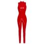 Vinyl Jumpsuit red XS - 6