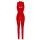Vinyl Jumpsuit red S
