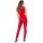 Vinyl Jumpsuit red M