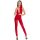 Vinyl Jumpsuit red L