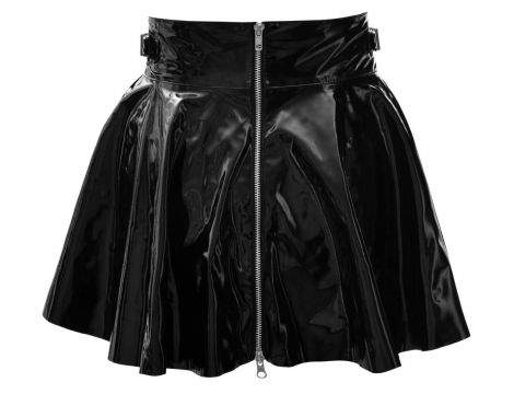 Vinyl Mini Skirt S - 6