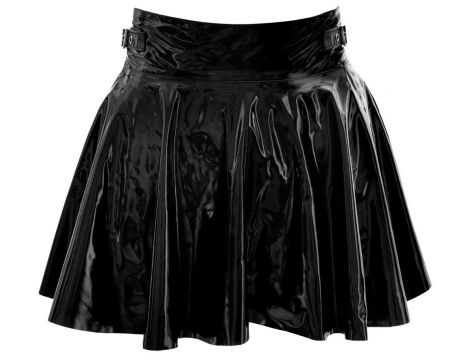 Vinyl Mini Skirt S - 8