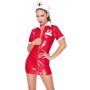 Vinyl Nurse red 2XL - 2