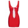 Vinyl Dress red S - 2