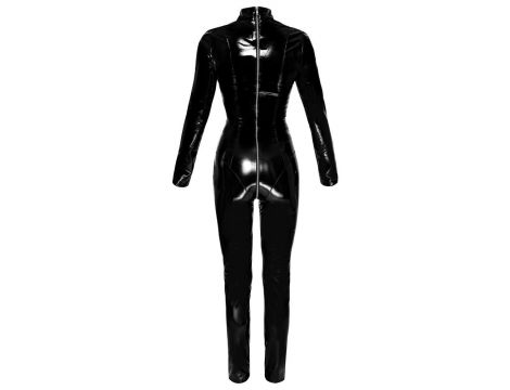Vinyl Jumpsuit Black M - 8