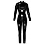 Vinyl Jumpsuit Black M - 10