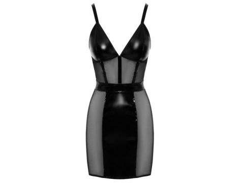Vinyl Dress w. Mesh M - 8