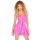 Vinyl Dress pink XL