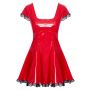 Vinyl Dress red S - 4