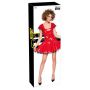 Vinyl Dress red S - 8