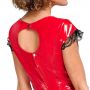 Vinyl Dress red M - 6