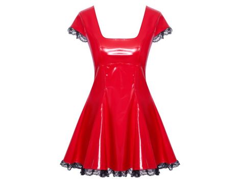 Vinyl Dress red XL - 2