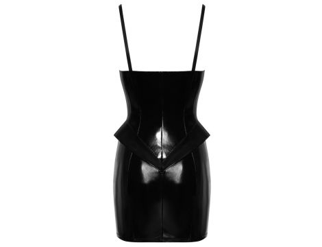 Vinyl Dress Peplum XL - 4