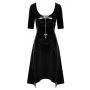 Vinyl Coat Dress M - 8