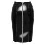 Vinyl Skirt Zip black M - 8
