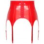 Vinyl Suspender Straps red M - 7