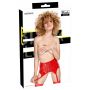 Vinyl Suspender Straps red XL - 7