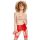 Vinyl Suspender Straps red 2XL