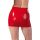 Latex Mini Skirt red 2XL